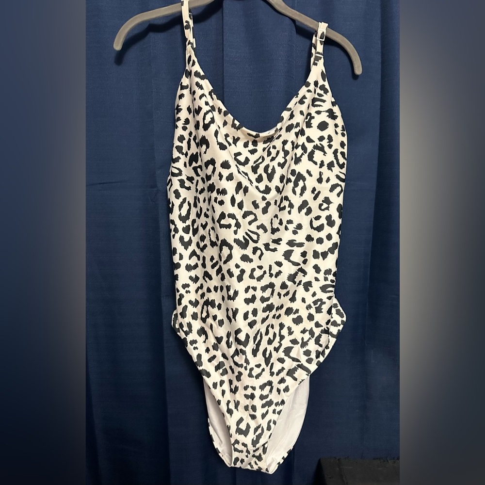 Aerie Leopard Print One-Piece Swimsuit